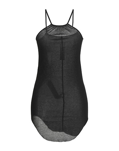RICK OWENS Top Black 88% Viscose, 12% Silk