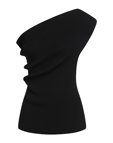 RICK OWENS Top Nero 68% Viscosa, 32% Poliestere