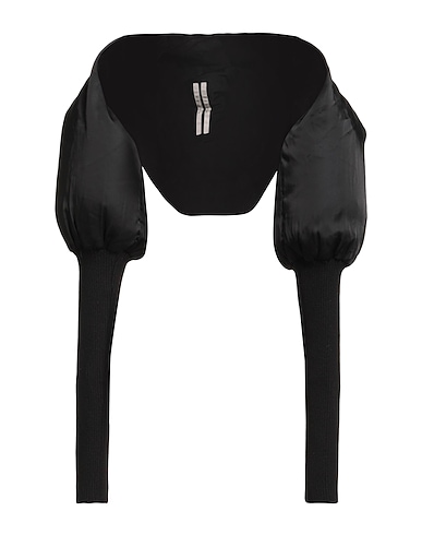 RICK OWENS Shrug Black 100% Polyamide, Cashmere, Wool, Elastane