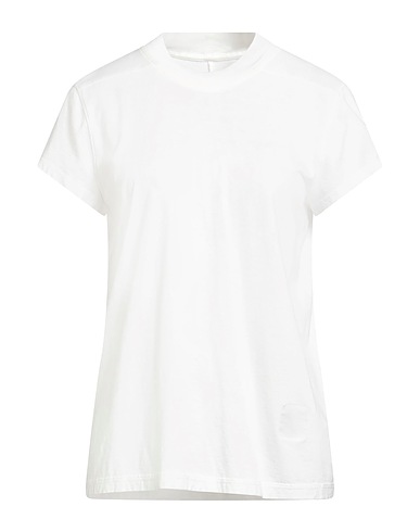 DRKSHDW by RICK OWENS Basic T-Shirt Weiß 100% Baumwolle