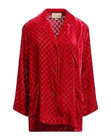 GUCCI Patterned shirts & blouses Red 78% Viscose, 22% Silk