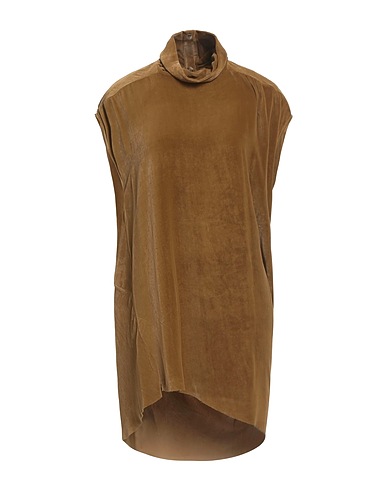 RICK OWENS Top Mustard 82% Viscose, 18% Silk