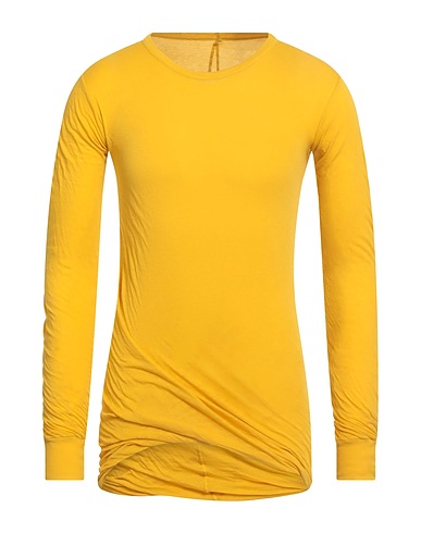 RICK OWENS T-shirt Giallo 100% Cotone