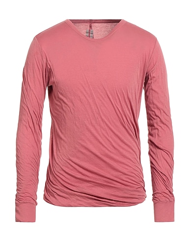 RICK OWENS T-shirt Αντικέ ροζ 100% Βαμβάκι