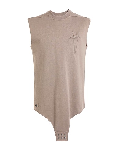RICK OWENS x CHAMPION Sweatshirt Taupe 100% Cotton