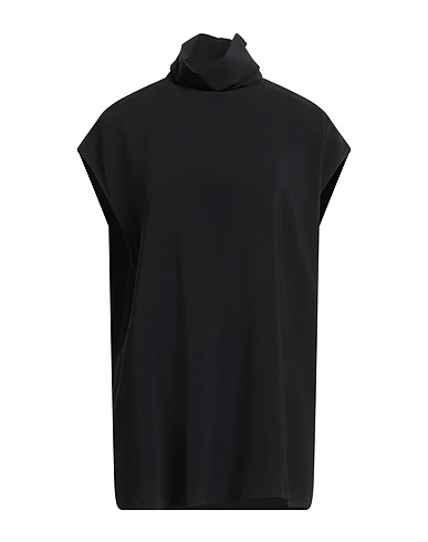 RICK OWENS Top Black 53% Viscose, 47% Acetate