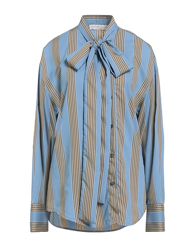 TELA Striped shirt Slate blue 86% Viscose, 14% Polyamide