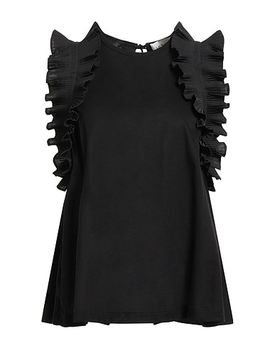 MEIMEIJ T-shirt Black 100% Cotton, Polyester
