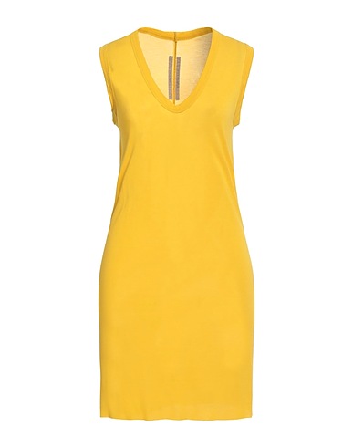 RICK OWENS T-shirt Yellow 88% Viscose, 12% Silk