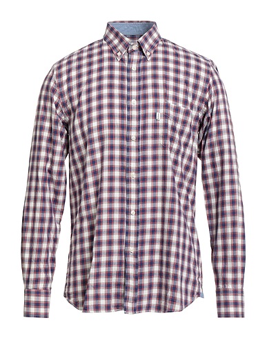BARBOUR Checked shirt Blue 100% Cotton