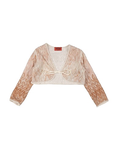 MISSONI KIDS Bolero Beige 75% Viskose, 16% Cupro, 9% Polyester