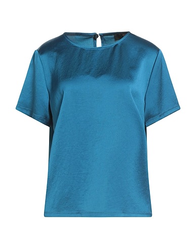 WEEKEND MAX MARA Top Deep teal 100% Polyester, Lyocell, Polyamide, Elastane