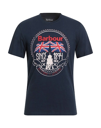 BARBOUR T-Shirt Nachtblau 100% Baumwolle
