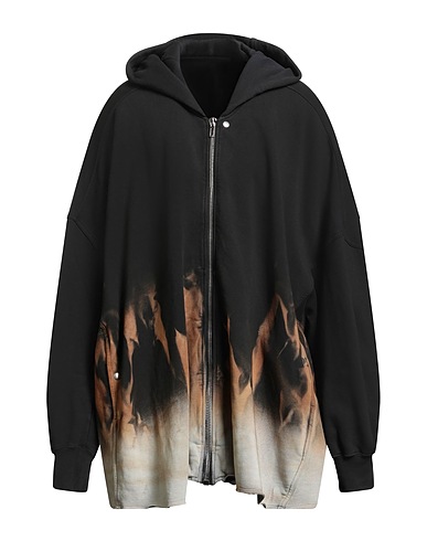 DRKSHDW by RICK OWENS Hooded sweatshirt Black 100% Cotton