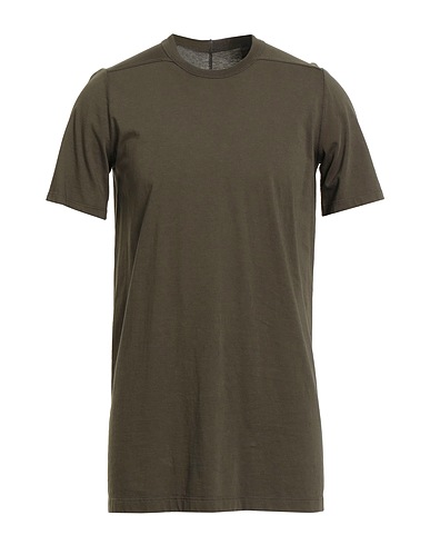 RICK OWENS Basic T-shirt Military green 100% Cotton