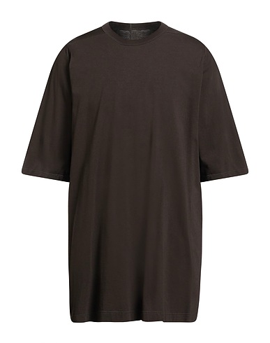 RICK OWENS ベーシックTシャツ ダークブラウン コットン 100%