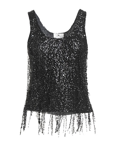 ELISABETTA FRANCHI Top Black 100% Polyamide