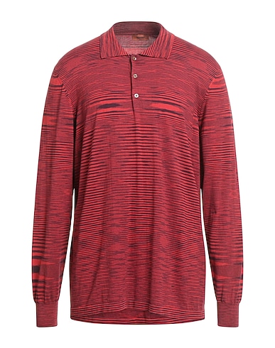 MISSONI Polo shirt Red 100% Cotton