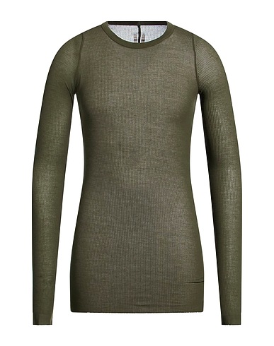 RICK OWENS T-Shirt VERDE SCURO 88% Viskose, 12% Seide