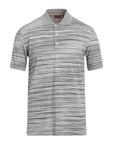 MISSONI Polo shirt Grey 100% Cotton