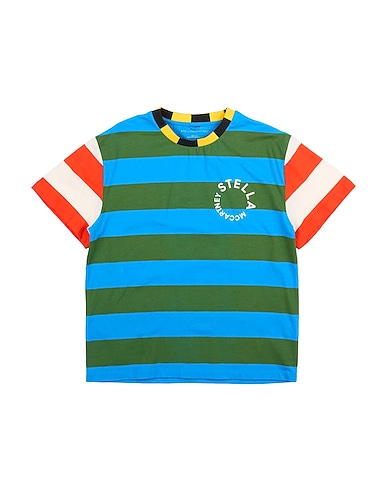 STELLA McCARTNEY KIDS T-shirt Military green 100% Cotton, Polyester, Elastane