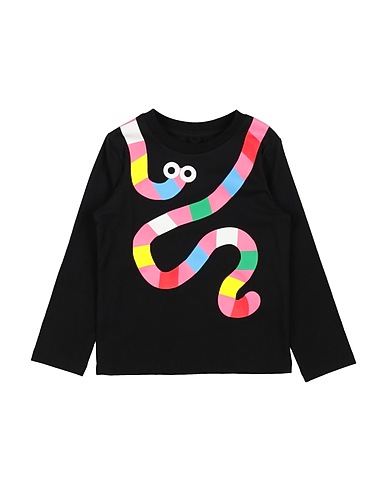 STELLA McCARTNEY KIDS T-shirt Black 100% Cotton