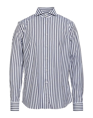 CANALI Striped shirt Charcoal 100% Cotton
