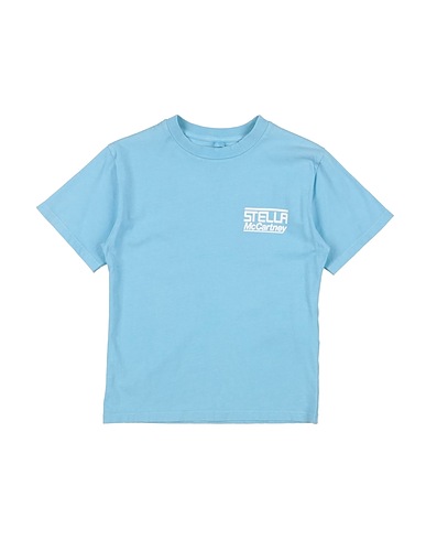 STELLA McCARTNEY KIDS T-shirt Light blue 100% Cotton, Elastane