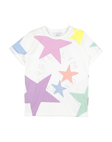 STELLA McCARTNEY KIDS T-shirt White 100% Cotton, Elastane