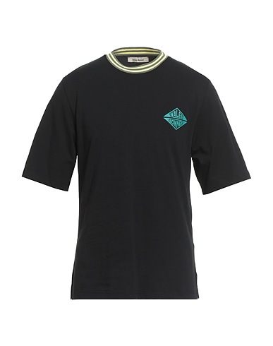 WALES BONNER T-shirt Black 100% Organic cotton