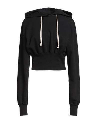 DRKSHDW by RICK OWENS Felpa Nero 100% Cotone