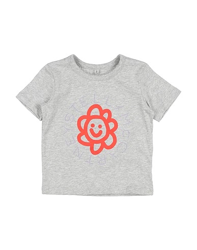 STELLA McCARTNEY KIDS T-Shirt Grau 100% Baumwolle, Elastan