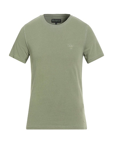 BARBOUR Basic T-Shirt Military green 100% Cotton