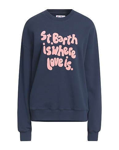 MC2 SAINT BARTH Sweatshirt APRÈS-SKI COLLECTION Navy blue 100% Cotton