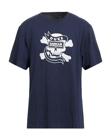 BARBOUR T-shirt INTERNATIONAL Navy blue 100% Cotton