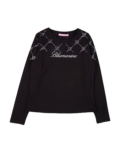 MISS BLUMARINE T-shirt Nero 95% Cotone, 5% Elastan