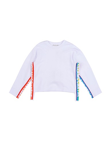 STELLA McCARTNEY KIDS Sweatshirt White 100% Cotton, Elastane, Acrylic