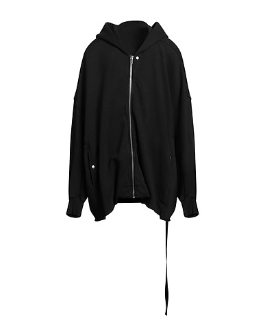 DRKSHDW by RICK OWENS Hooded sweatshirt Black 100% Cotton