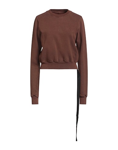 DRKSHDW by RICK OWENS Sweatshirt Brown 100% Cotton