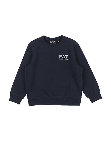 EA7 Sweatshirt Midnight blue 88% Cotton, 12% Polyester, Elastane