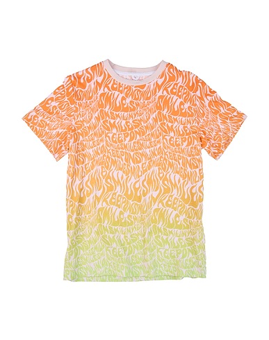 STELLA McCARTNEY KIDS T-shirt Orange 100% Cotton, Elastane