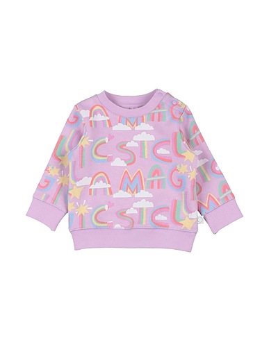 STELLA McCARTNEY KIDS Sweatshirt Lilac 100% Cotton, Elastane