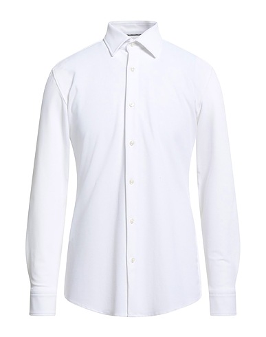 BOSS Solid colour shirt White 88% Polyamide, 12% Elastane