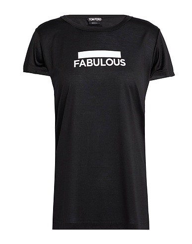 TOM FORD T-shirt Black 100% Silk