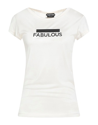 TOM FORD T-shirt Off white 100% Seta