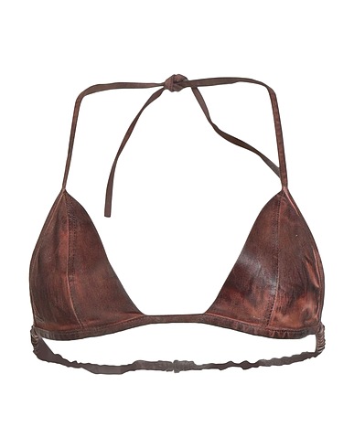 DRKSHDW by RICK OWENS Top Brown 85% Cotton, 10% Polyester, 5% Elastane