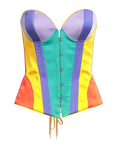 MOSCHINO Bustier COUTURE Yellow 70% Acetate, 30% Viscose