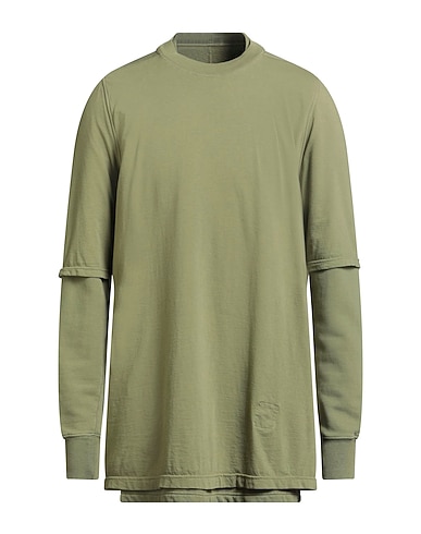 DRKSHDW by RICK OWENS Sweatshirt Sage green 100% Cotton