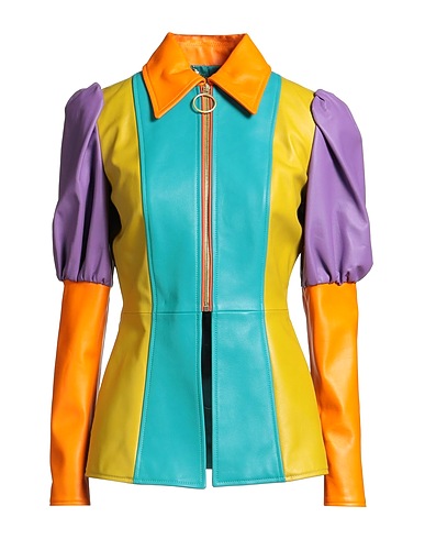 MOSCHINO Jacket COUTURE Turquoise Sheepskin