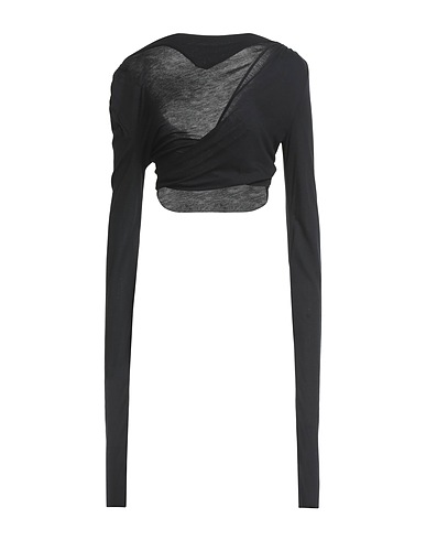 RICK OWENS LILIES Top Black 100% Viscose